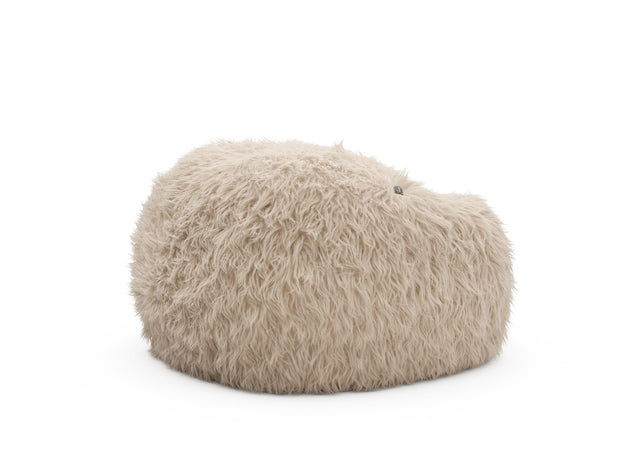 the beanbag - flokati - beige - 110cm x 70cm