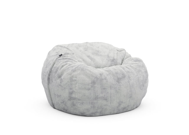 the beanbag - faux fur - grey