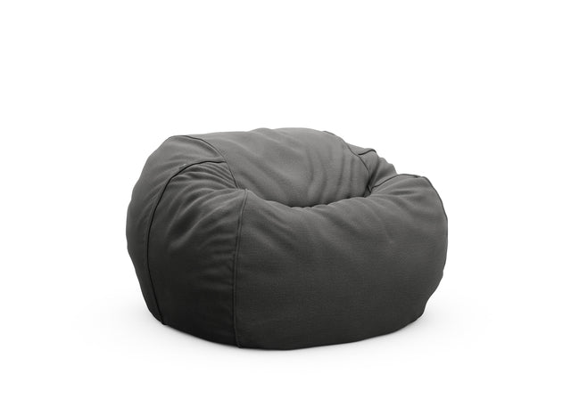 the beanbag - linen - anthracite - 110cm x 70cm