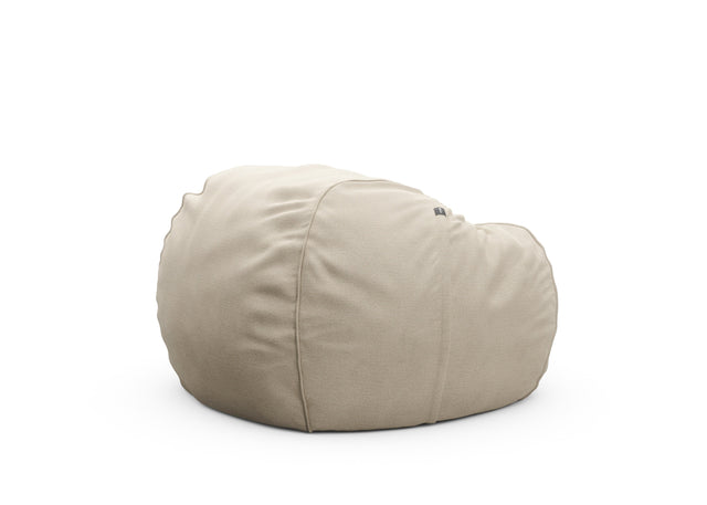 the beanbag - linen - platinum - 110cm x 70cm