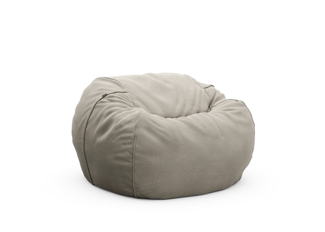 the beanbag - linen - stone - 110cm x 70cm