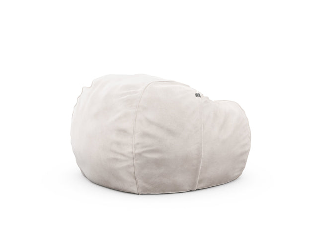 the beanbag - velvet - creme