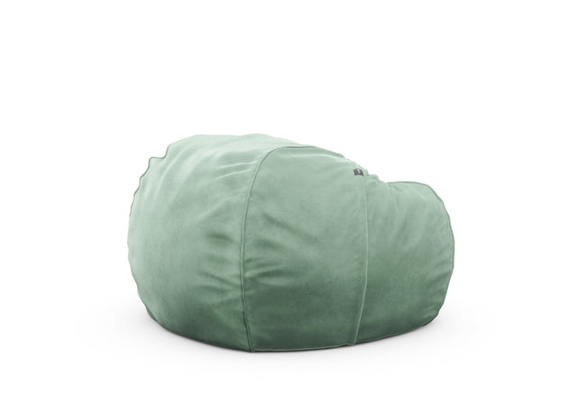 the beanbag - velvet - mint - 110cm x 70cm