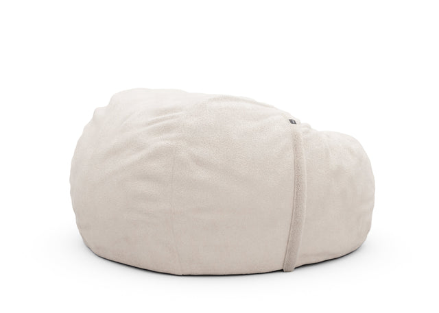 the jumbo beanbag - faux fur - beige - 140cm x 90cm