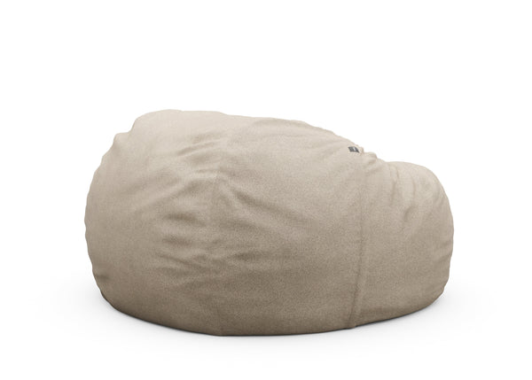 the jumbo beanbag - knit - stone