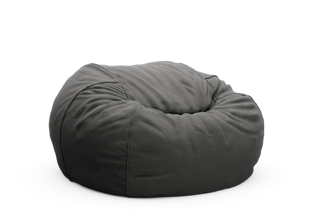 the jumbo beanbag - linen - anthracite - 140cm x 90cm