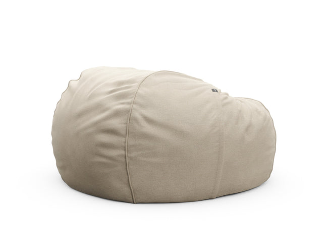 the jumbo beanbag - linen - platinum - 140cm x 90cm