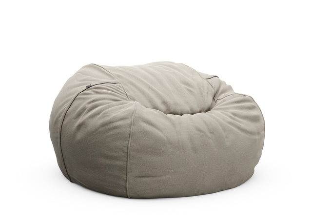 the jumbo beanbag - linen - stone - 140cm x 90cm