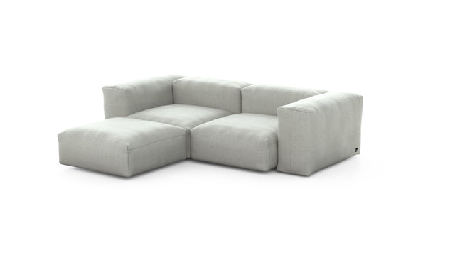 Preset three module chaise sofa - pique - light grey - 230cm x 199cm