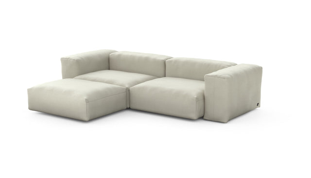 Preset three module chaise sofa - pique - beige - 272cm x 199cm