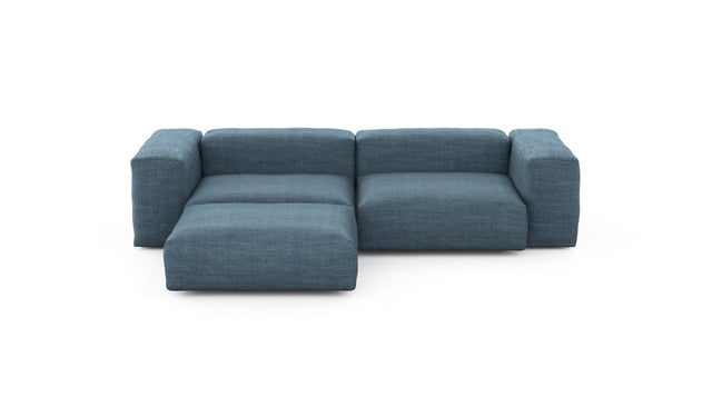 Preset three module chaise sofa - pique - dark blue - 272cm x 199cm