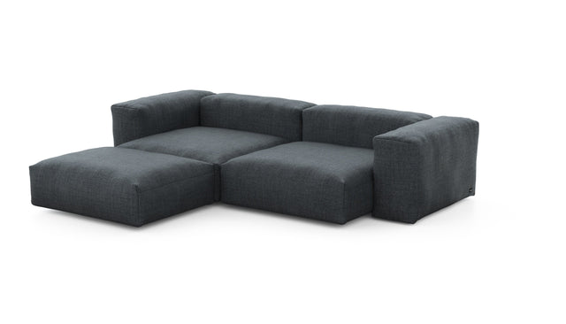 Preset three module chaise sofa - pique - dark grey - 272cm x 220cm