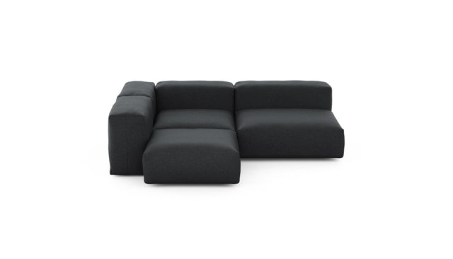 Preset three module corner sofa - linen - anthracite - 241cm x 199cm