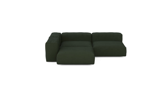 Preset three module corner sofa - loop loop - mousse - 241cm x 199cm