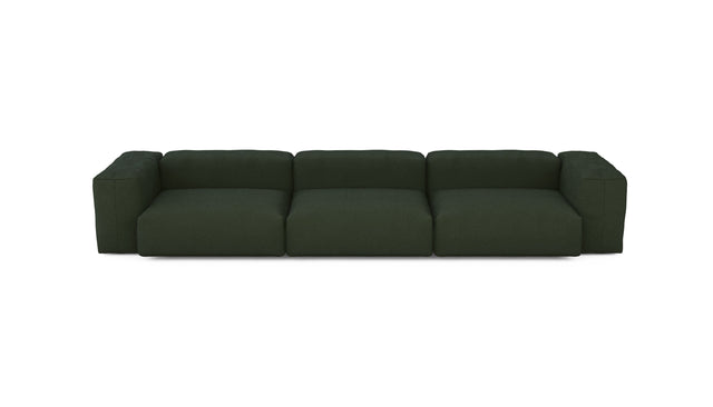 Preset three module sofa - loop loop - mousse - 377cm x 115cm