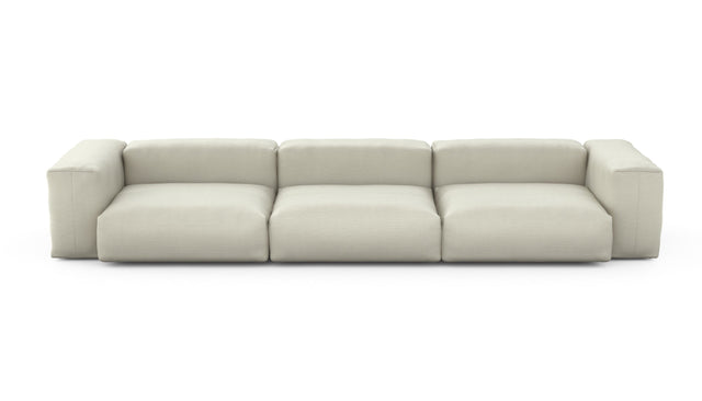 Preset three module sofa - pique - beige - 377cm x 115cm