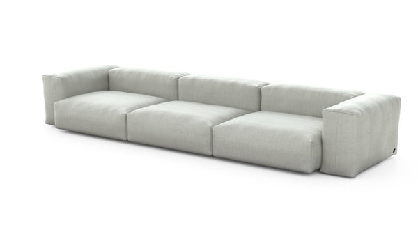 Preset three module sofa - pique - light grey - 377cm x 115cm