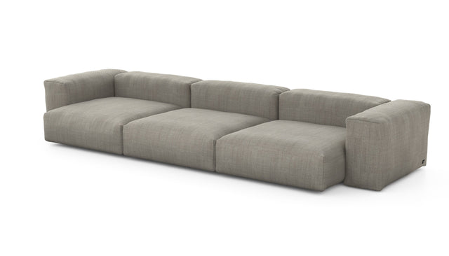 Preset three module sofa - pique - stone - 377cm x 136cm