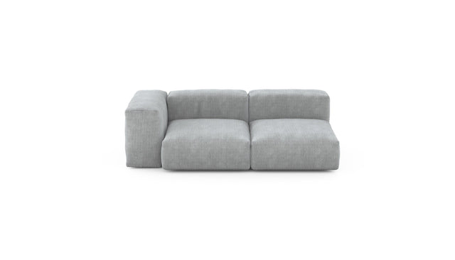 Preset two module chaise - cord velours - light grey - 199cm x 115cm