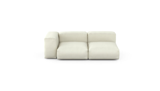 Preset two module chaise - pique - creme - 199cm x 115cm