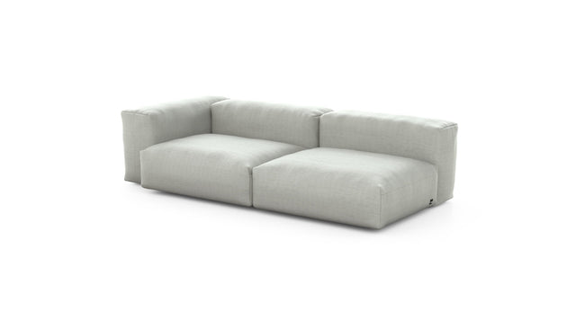 Preset two module chaise - pique - light grey - 241cm x 115cm