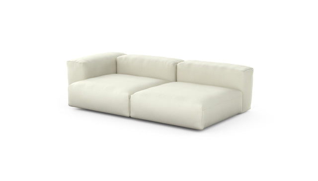 Preset two module chaise - pique - creme - 241cm x 136cm