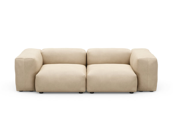 Preset two module sofa - canvas - beige - 230cm x 115cm