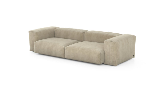 Preset two module sofa - cord velours - sand - 272cm x 115cm