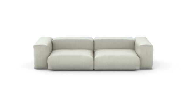 Preset two module sofa - herringbone - stone - 272cm x 115cm