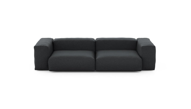 Preset two module sofa - linen - anthracite - 272cm x 115cm