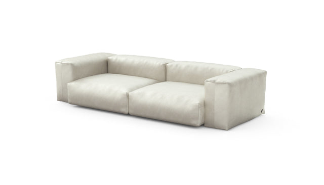 Preset two module sofa - velvet - creme - 272cm x 115cm