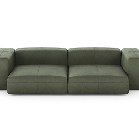 vetsak two module sofa 272x136 leather olive – vetsak®