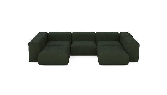 Preset U-shape sofa - loop loop - mousse - 314cm x 220cm