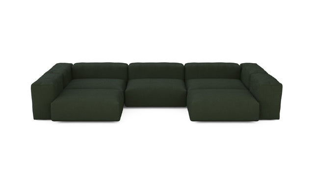 Preset U-shape sofa - loop loop - mousse - 377cm x 199cm