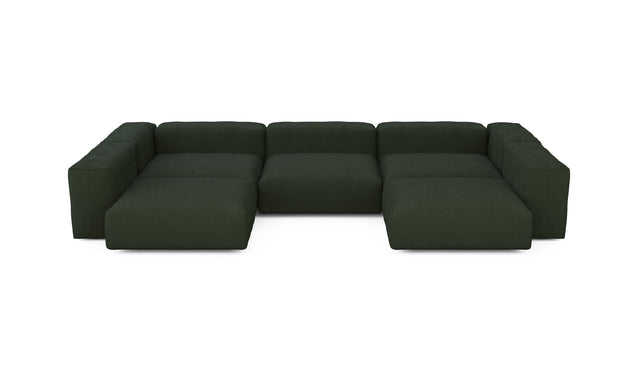 Preset U-shape sofa - loop loop - mousse - 377cm x 241cm