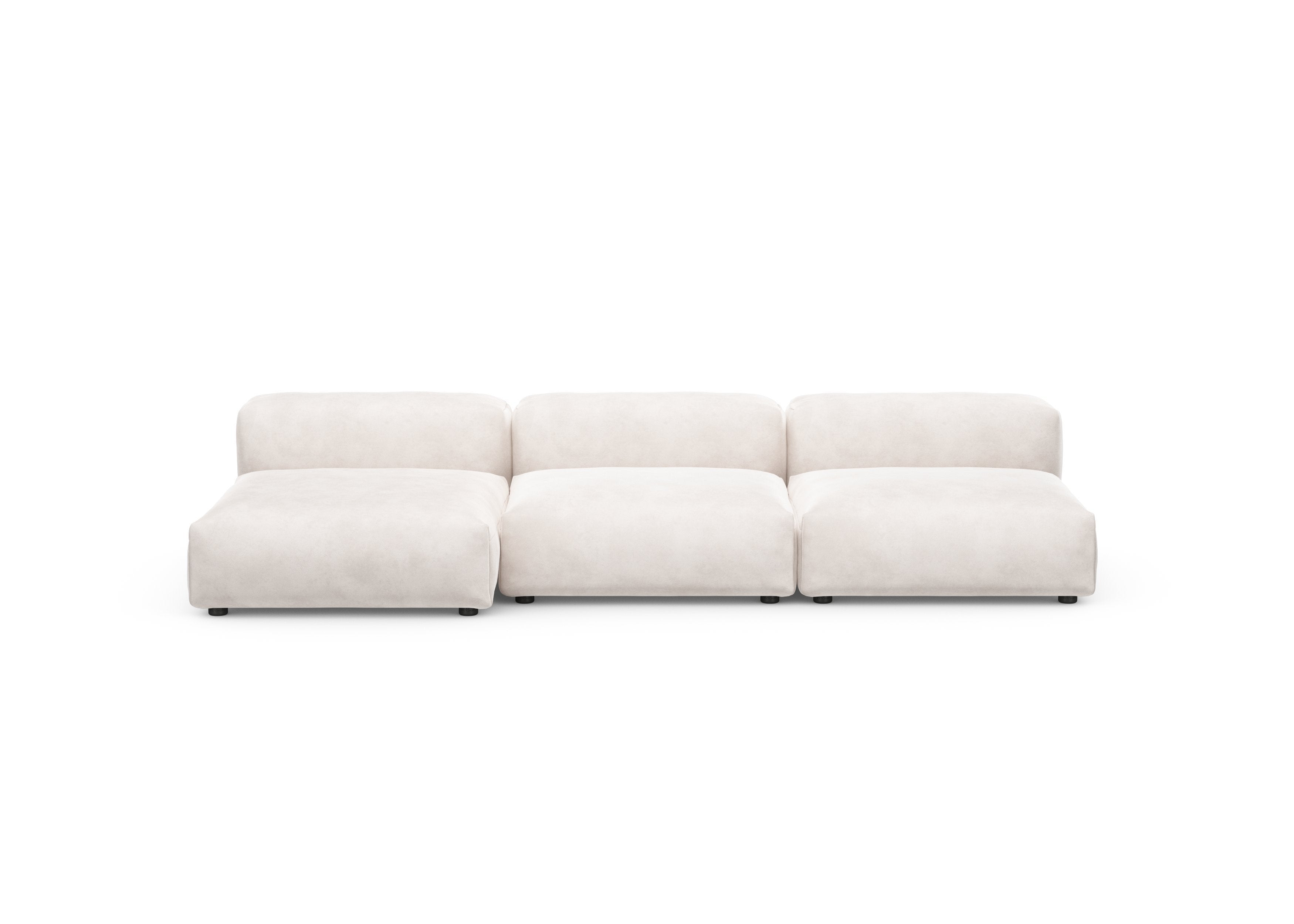 vetsak®-Three Seat Sofa L Velvet creme