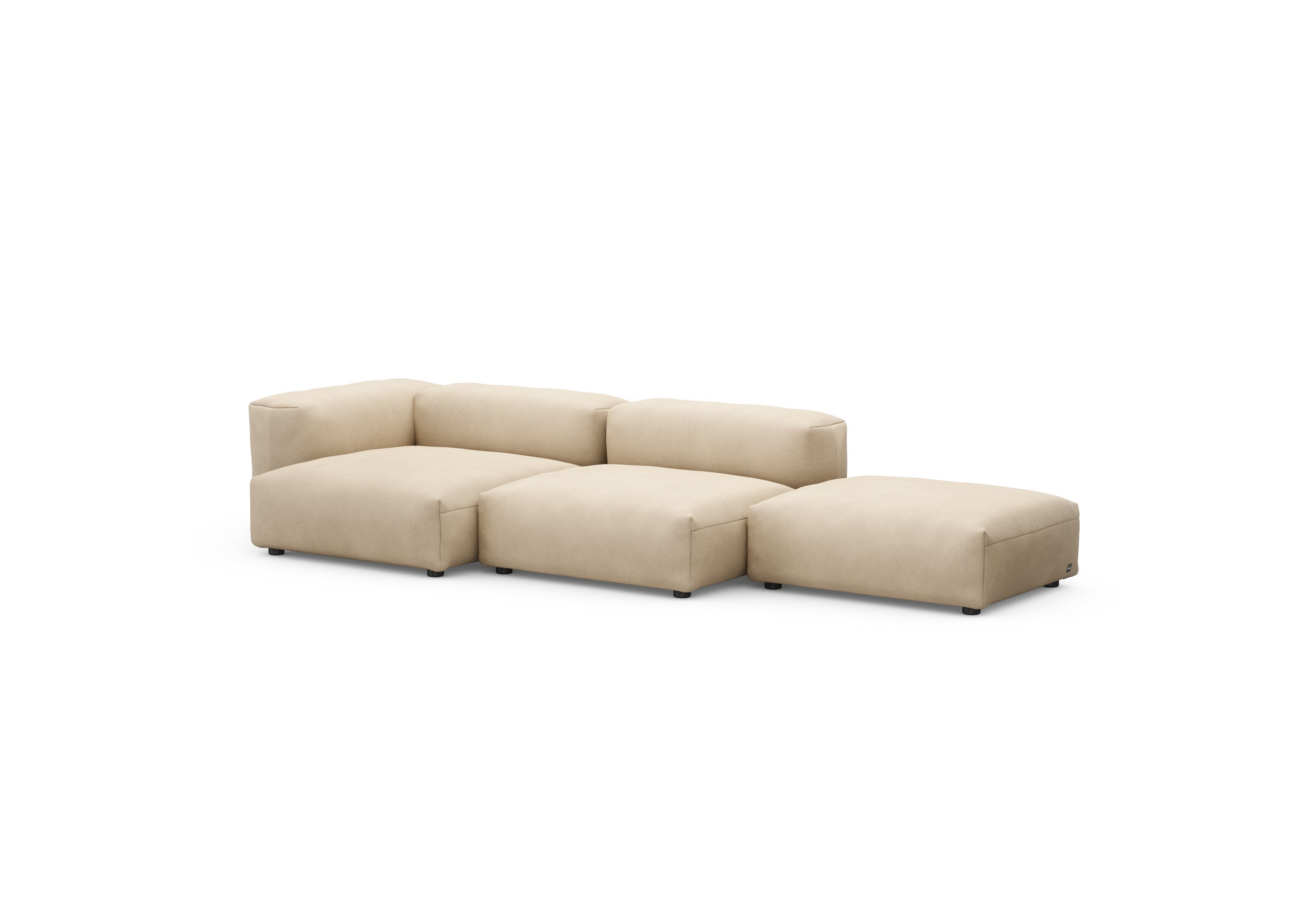 vetsak®-Three Seat Sofa L Canvas sand