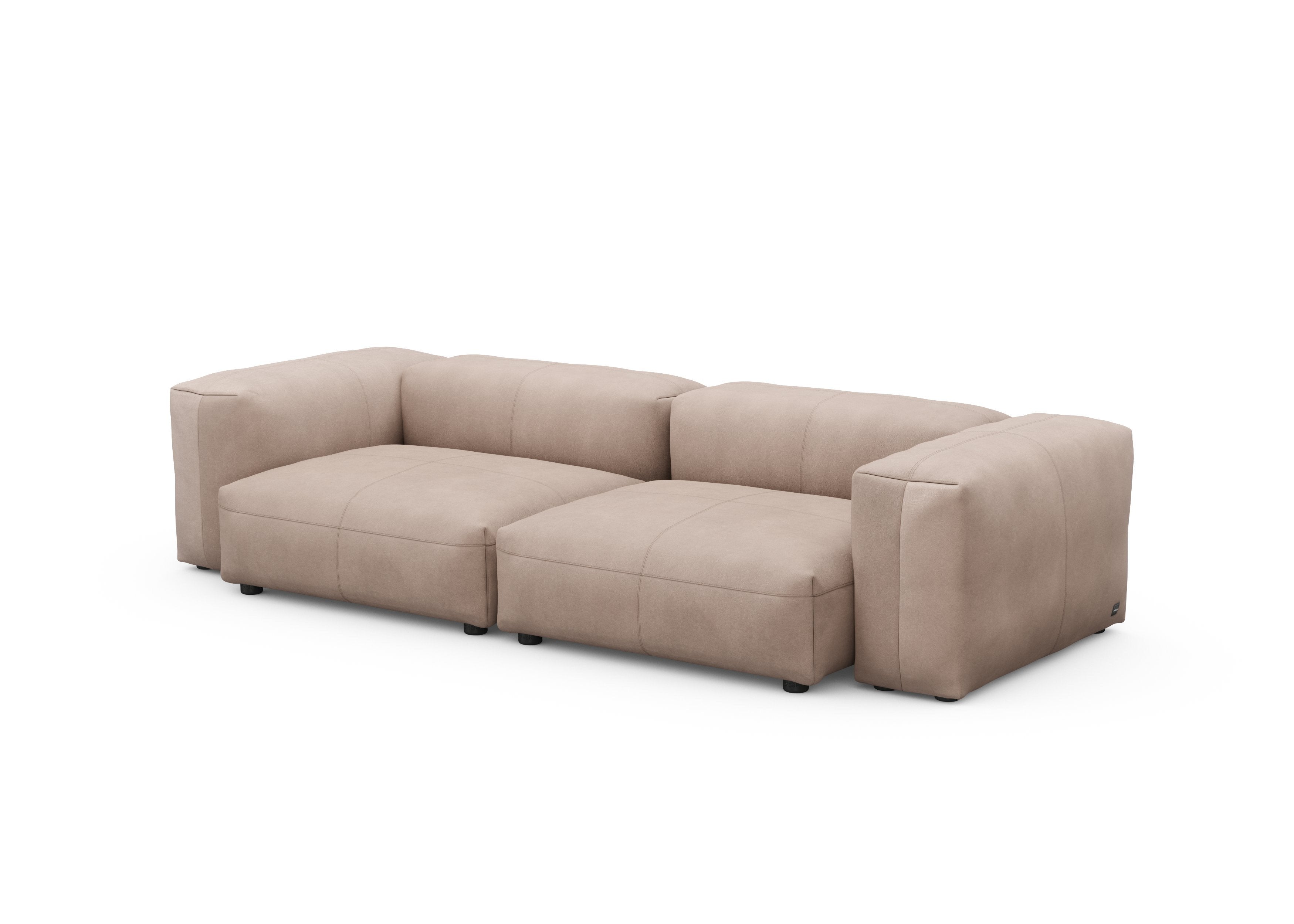 vetsak®-Two Seat Sofa M Leather stone