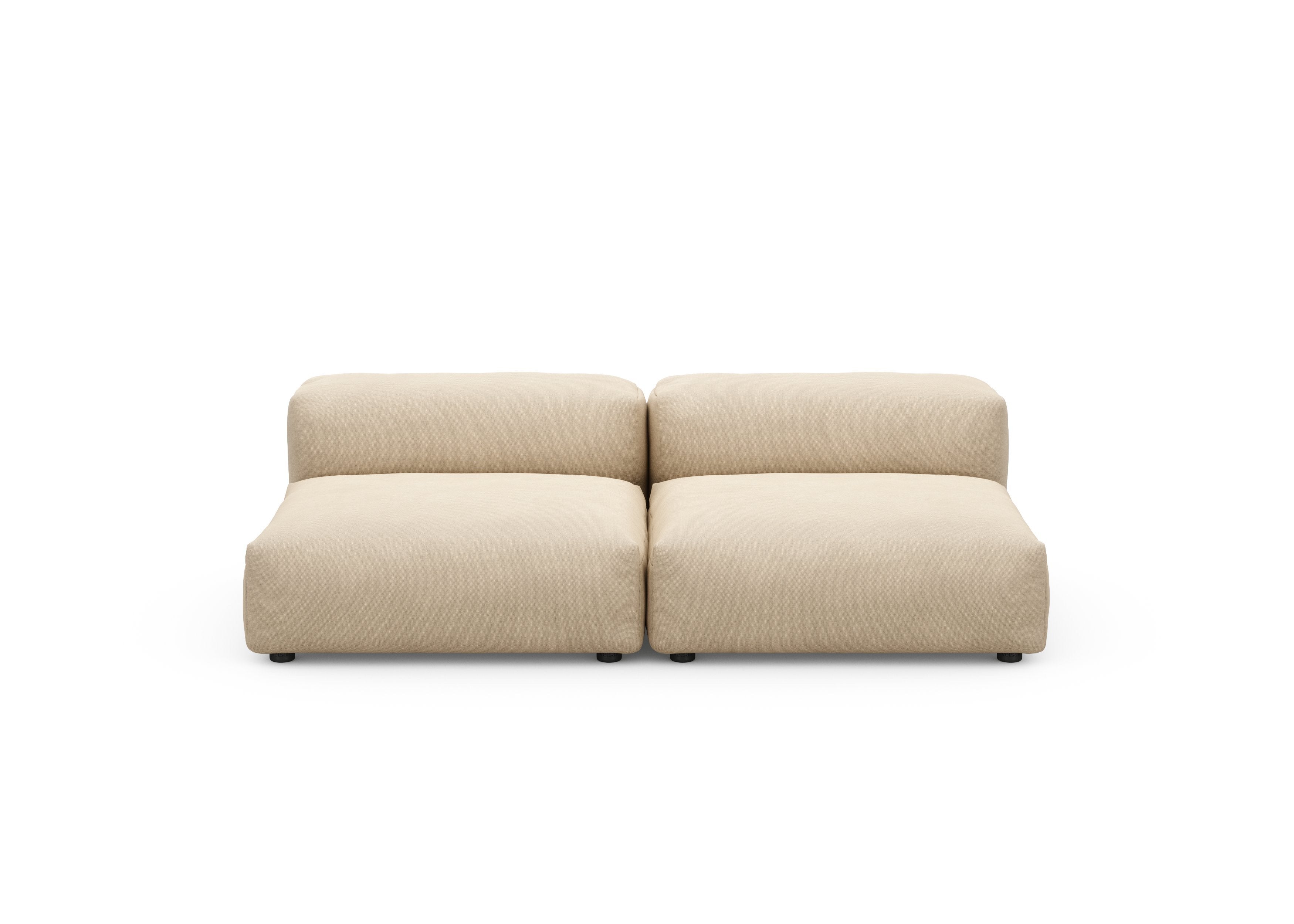 vetsak®-Two Seat Lounge Sofa M Canvas sand
